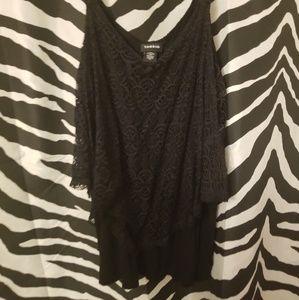 Black lace cami torrid 0